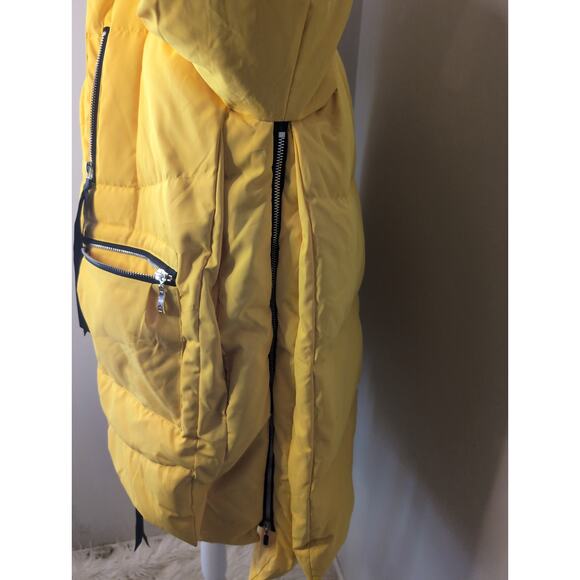 Orolay yellow outdoor puffer down insulated winter snow jacket Sm - Picture 9 of 14